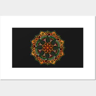 Redwood Mandala Posters and Art